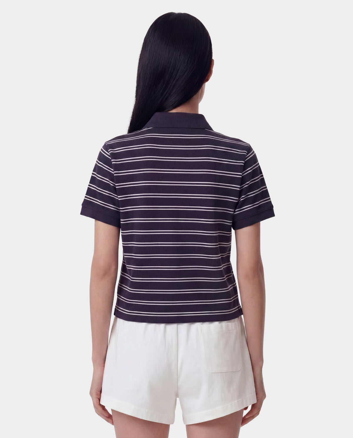 Sporty & Rich Signature Logo Polo - Dark Navy