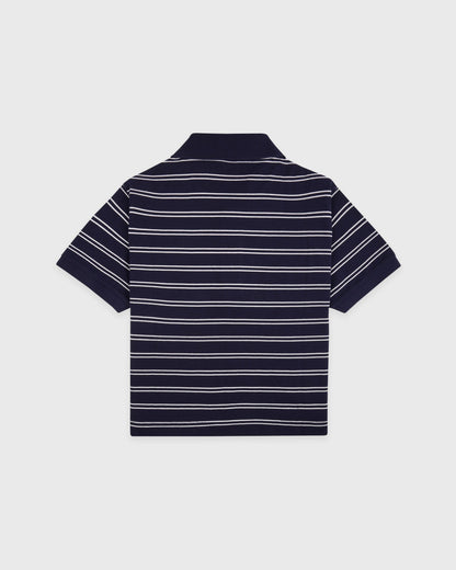 Sporty & Rich Signature Logo Polo - Dark Navy