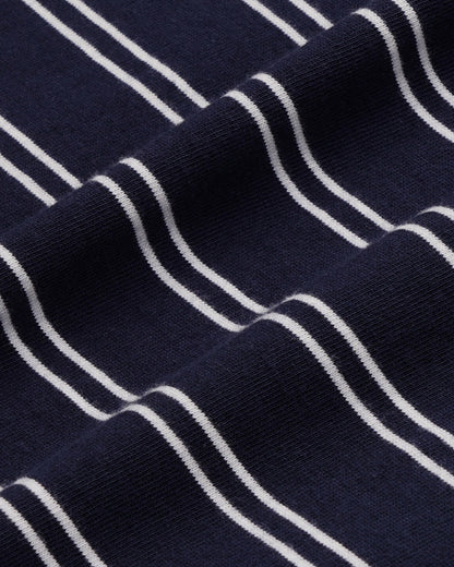 Sporty & Rich Signature Logo Polo - Dark Navy