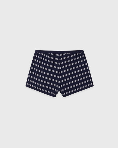 Sporty & Rich Signature Logo Short Short - Dark Navy