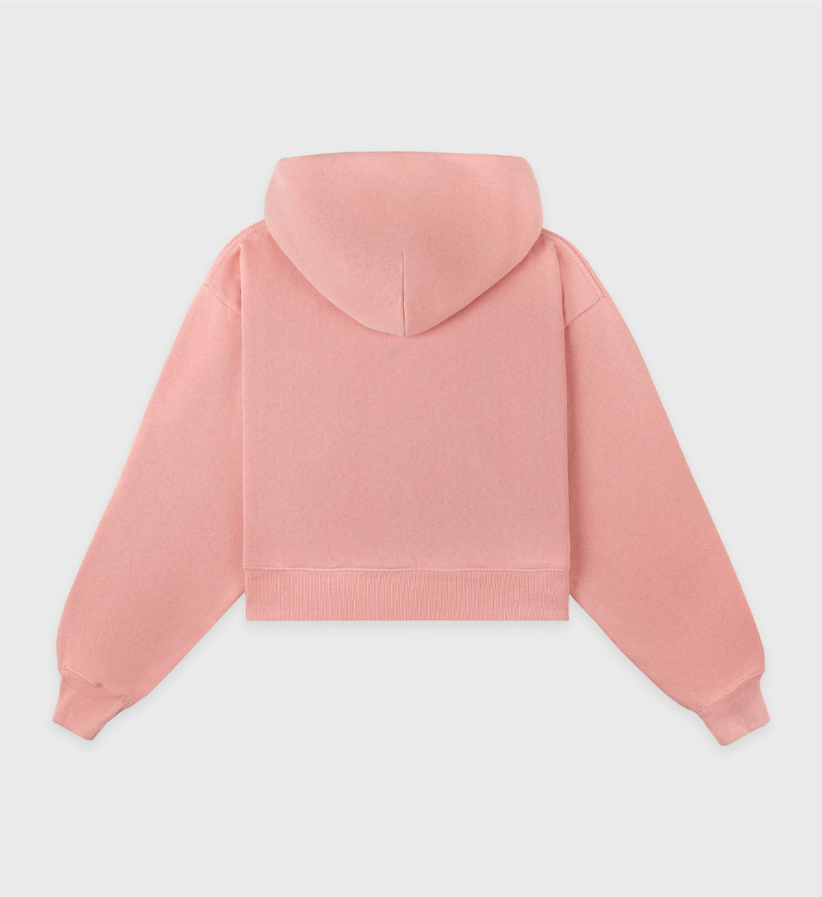 Sporty & Rich California Emblem Soft Cropped Hoodie - Carnation/White