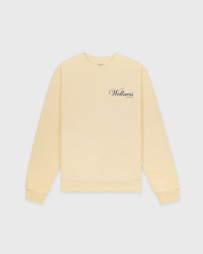 Sporty & Rich Avenue Crewneck - Almond/Navy