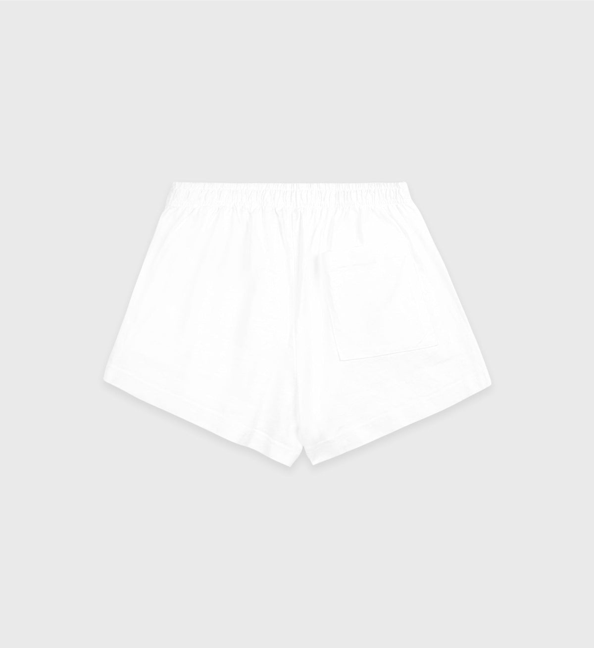 Sporty & Rich Serif Logo Soft Disco Short - White/Navy