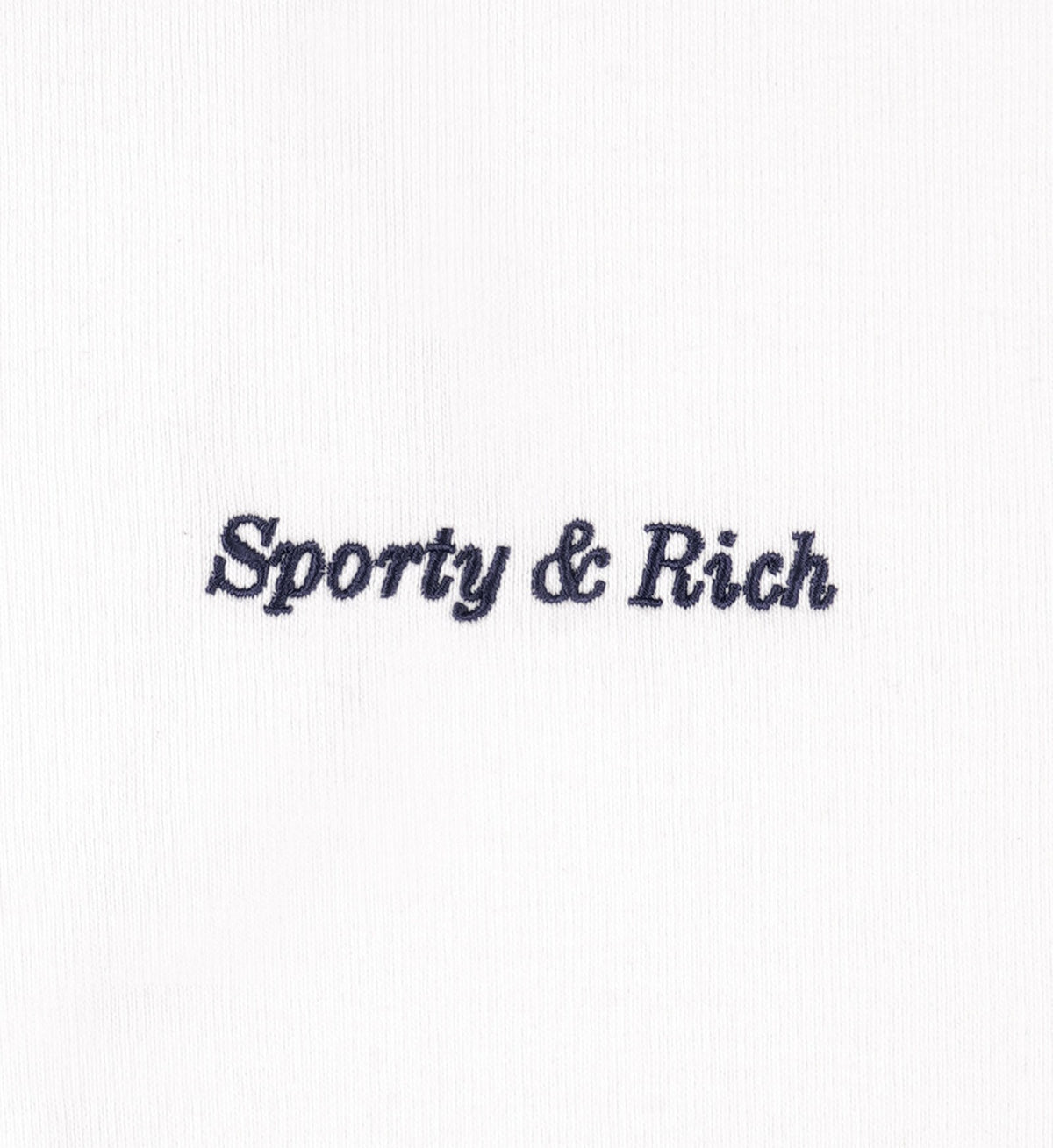Sporty & Rich Eden Crest Disco Short - White/Navy