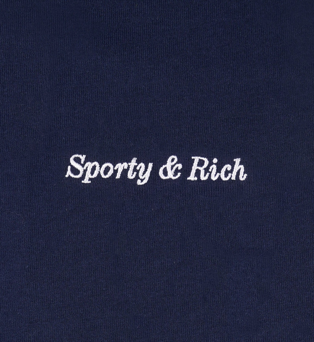 Sporty & Rich Eden Crest Disco Short - Navy/White