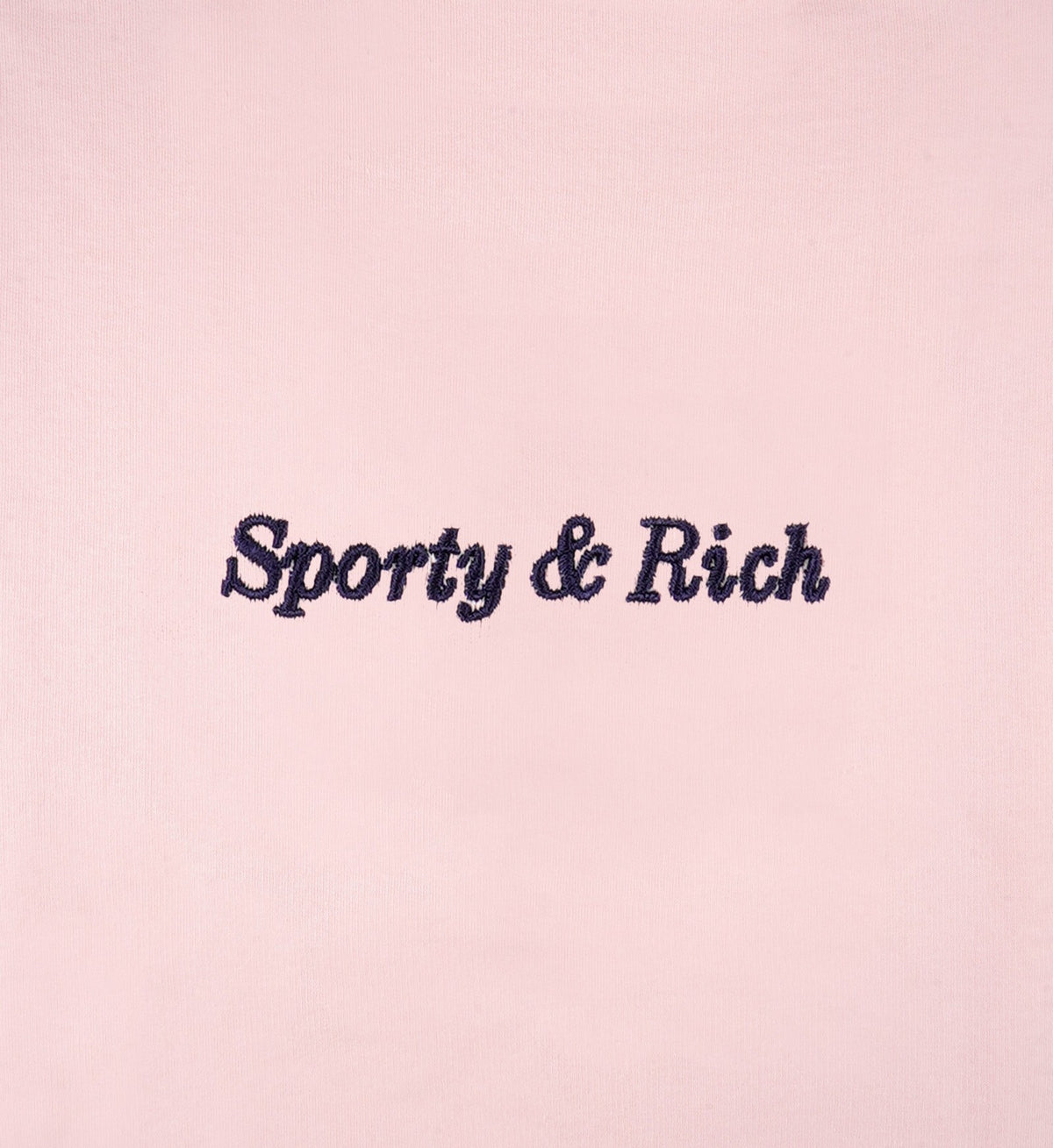 Sporty & Rich Eden Crest Disco Short - Pink Dolphin/Navy