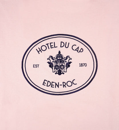 Sporty & Rich Eden Crest Disco Short - Pink Dolphin/Navy
