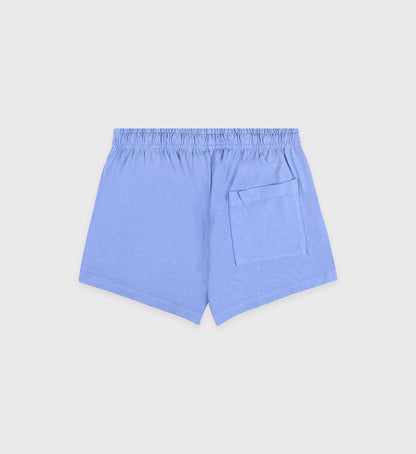 Sporty & Rich Wellness Ivy Disco short - Flax blue/White