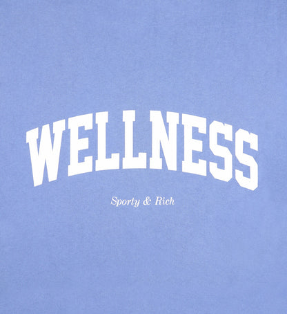 Sporty & Rich Wellness Ivy Disco short - Flax blue/White