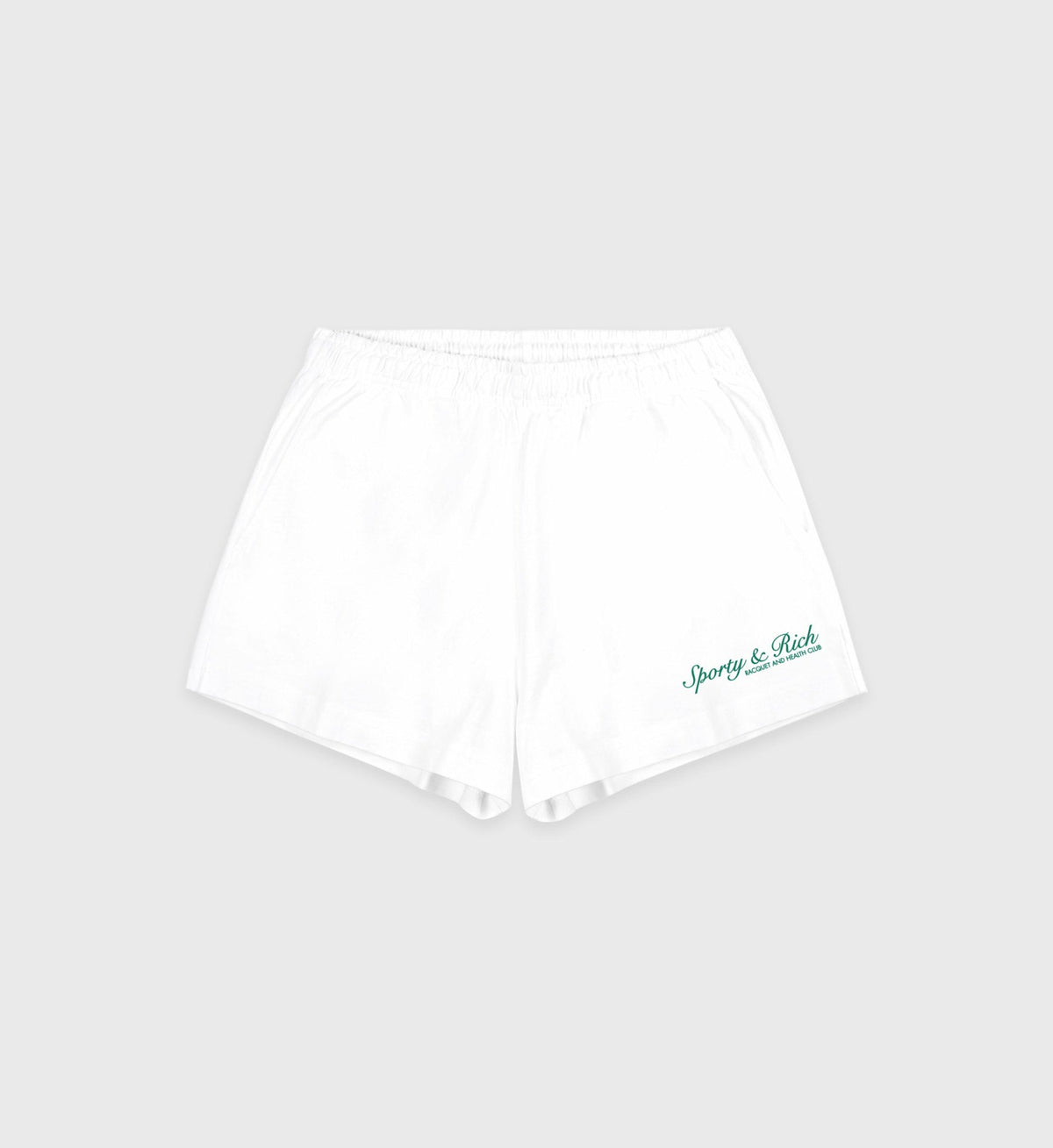 Sporty & Rich Syracuse Disco Short - White/Alpine