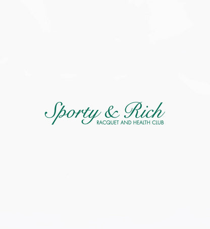 Sporty & Rich Syracuse Disco Short - White/Alpine