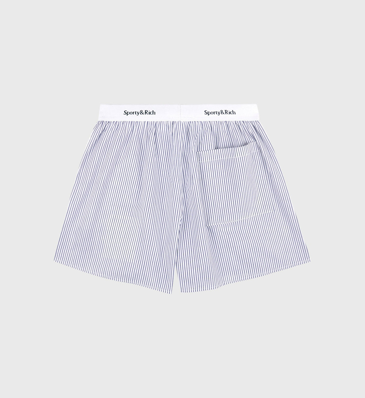 Sporty & Rich Yankees Serif Boxer Short - Navy Striped