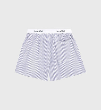 Sporty & Rich Yankees Serif Boxer Short - Navy Striped