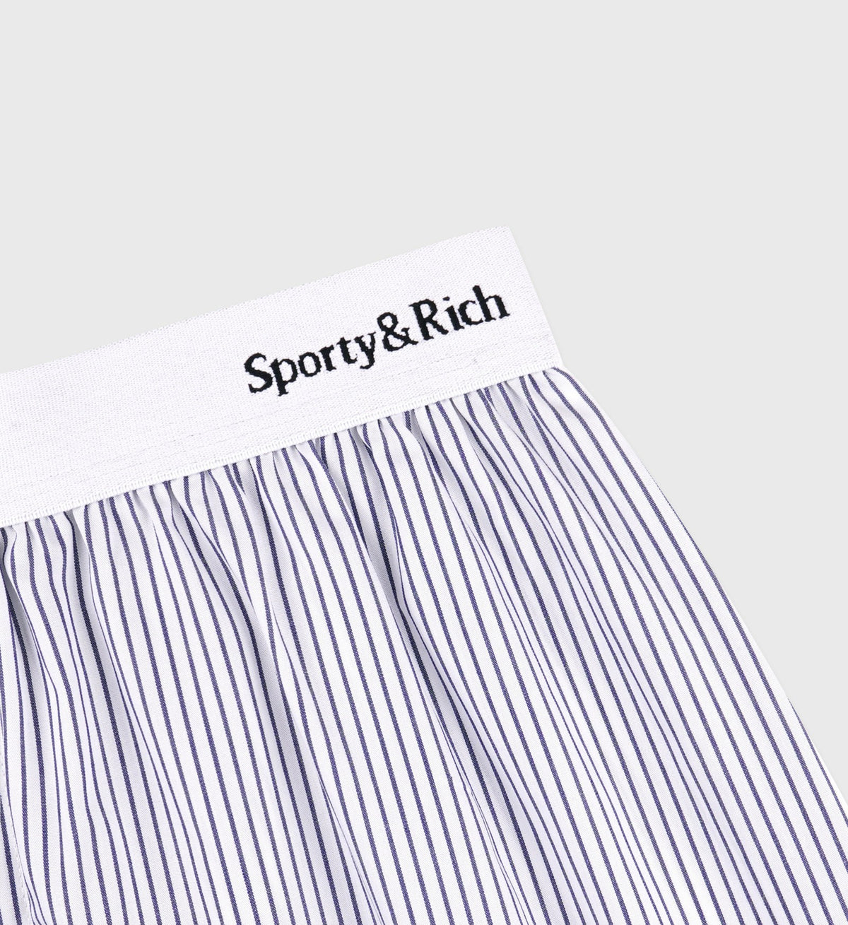 Sporty & Rich Yankees Serif Boxer Short - Navy Striped
