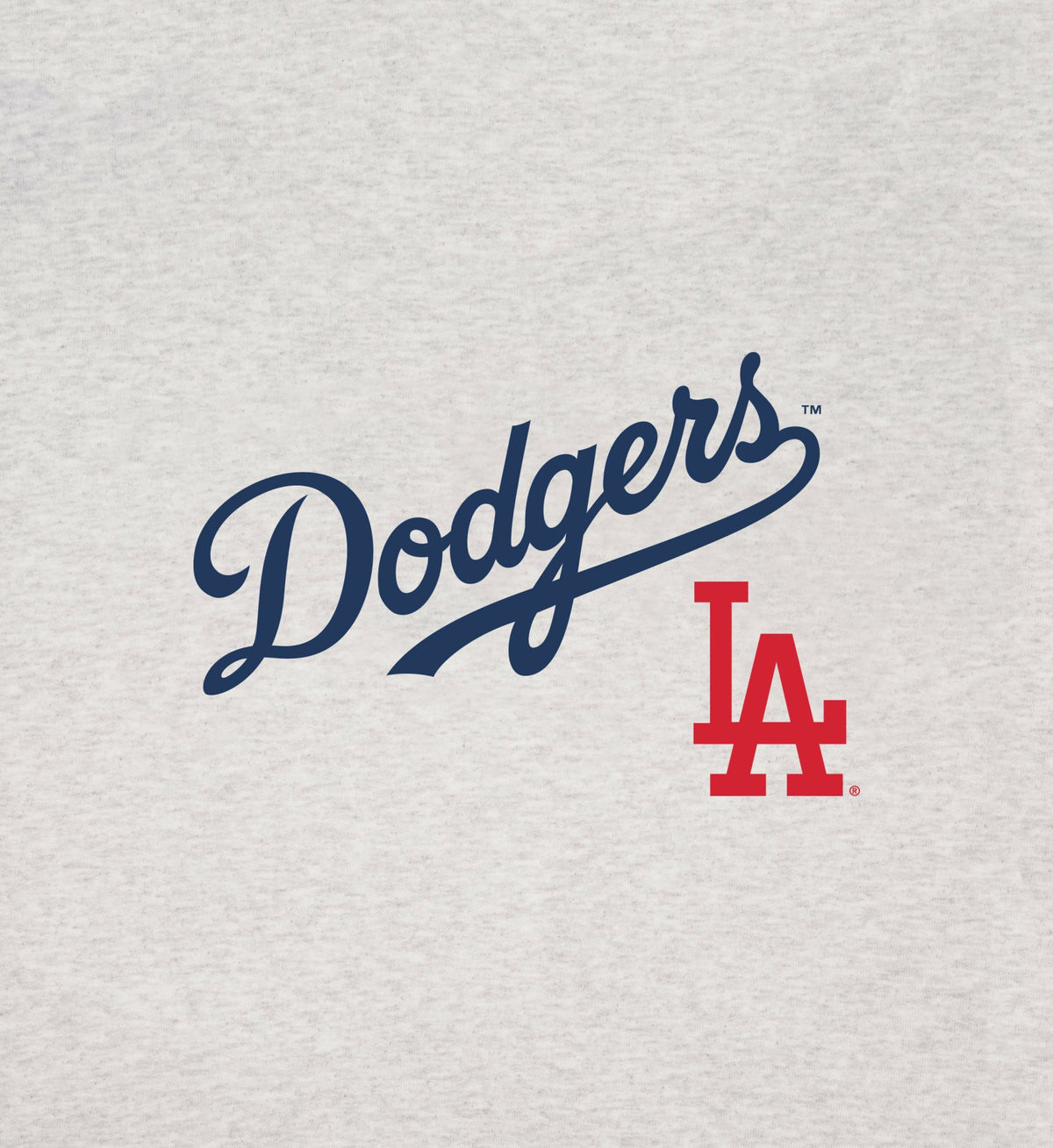 Sporty & Rich Dodgers Serif Disco Short - Heather Gray/Navy