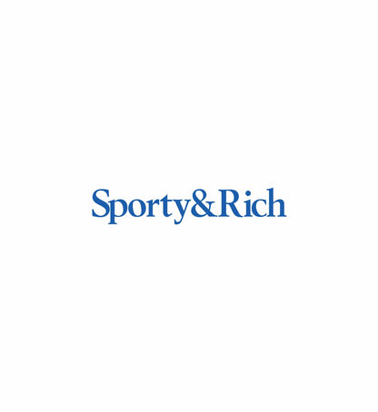 Sporty & Rich Dodgers Serif Disco Short - White/Team Blue