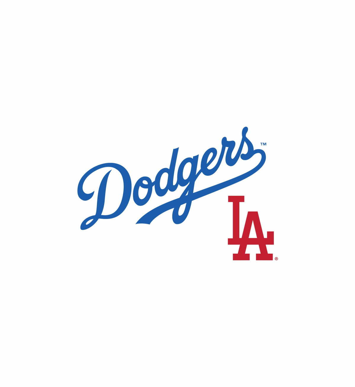Sporty & Rich Dodgers Serif Disco Short - White/Team Blue