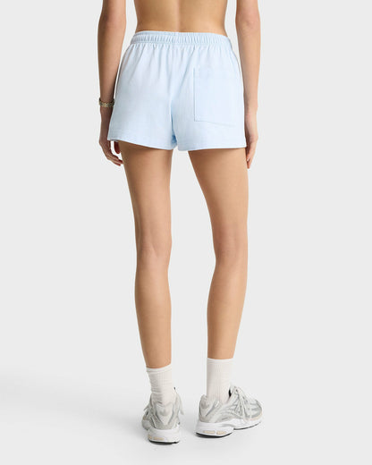 Sporty & Rich Eden Crest Disco Short - Ciel/Navy