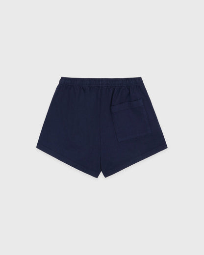 Sporty & Rich Vendome LA Embroidered Disco Short - Navy/White