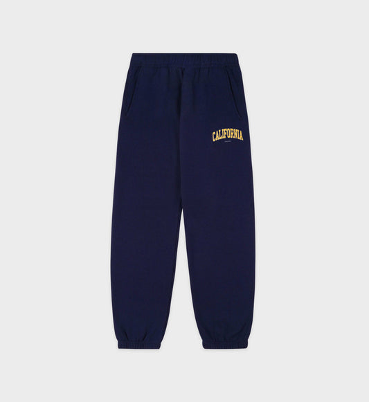 Sporty & Rich California Kids Sweatpant - Navy/Gold/White