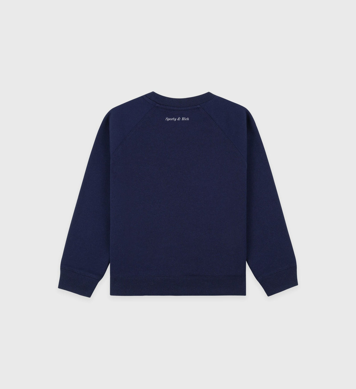 Sporty & Rich Eden Crest Kids Creweneck - Navy/White