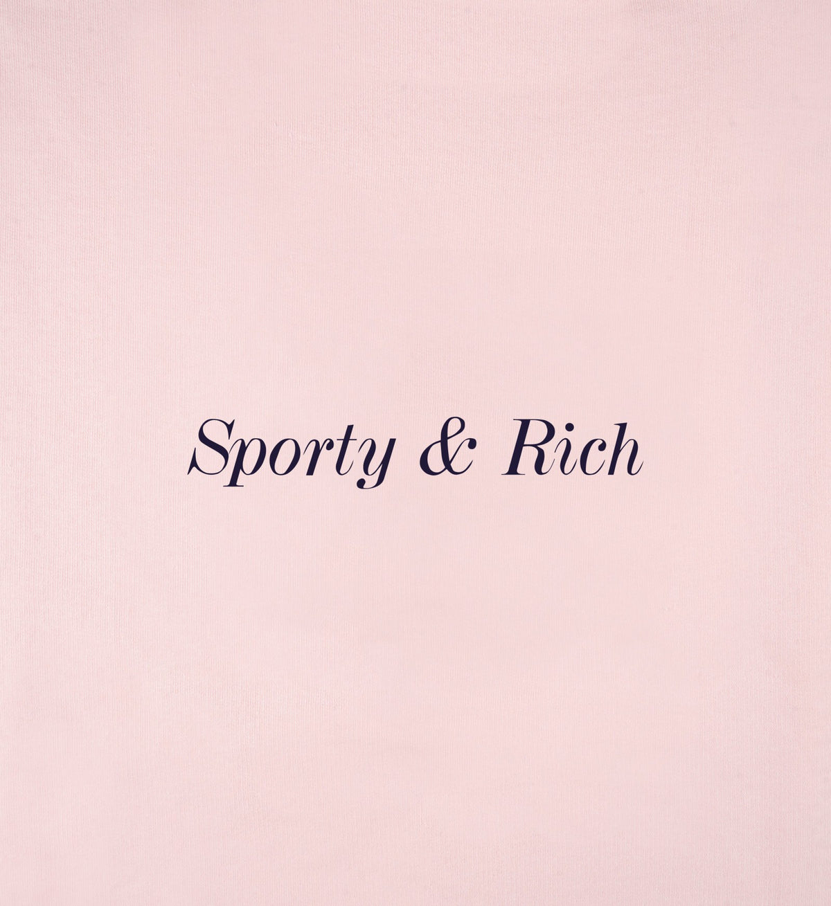 Sporty & Rich Eden Crest Kids Creweneck - Pink Dolphin/Navy