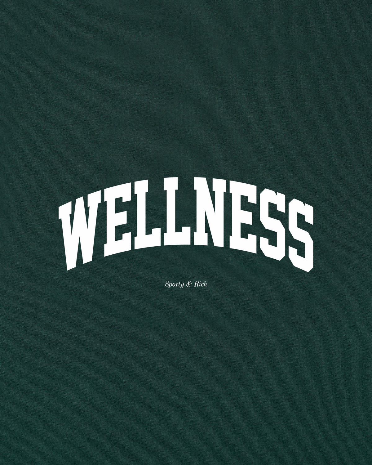 Sporty & Rich Wellness Ivy Kids Crewneck - Forest/White