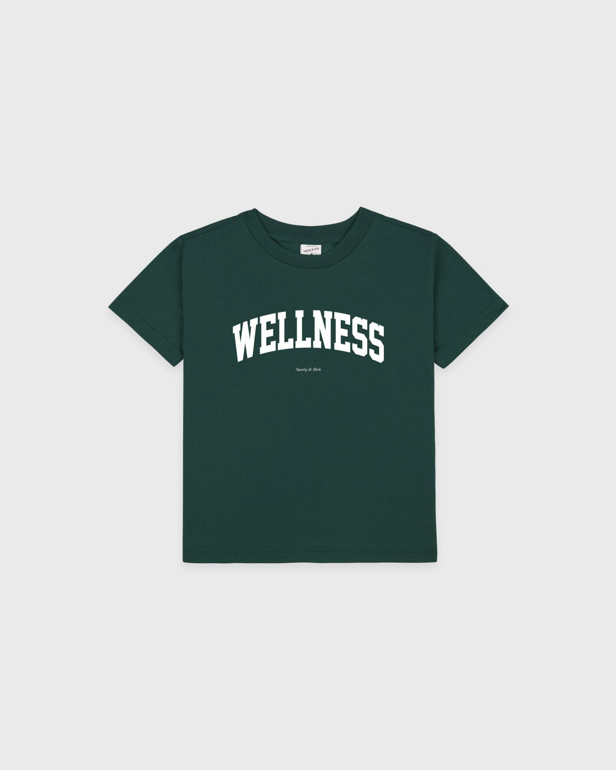 Sporty & Rich Wellness Ivy Kids T-Shirt - Forest/White