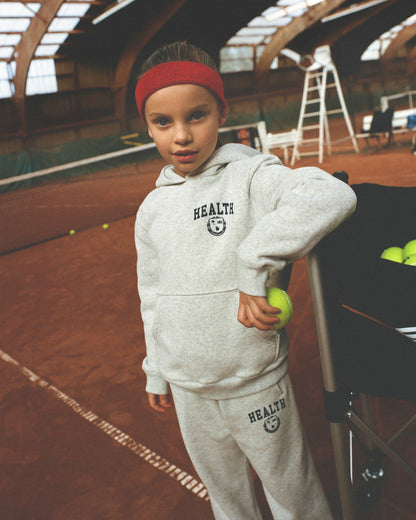 Sporty & Rich Diana Kids Hoodie - Heather Gray/Navy