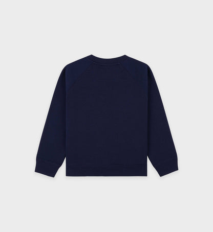 Sporty & Rich California Kids Crewneck - Navy/Gold