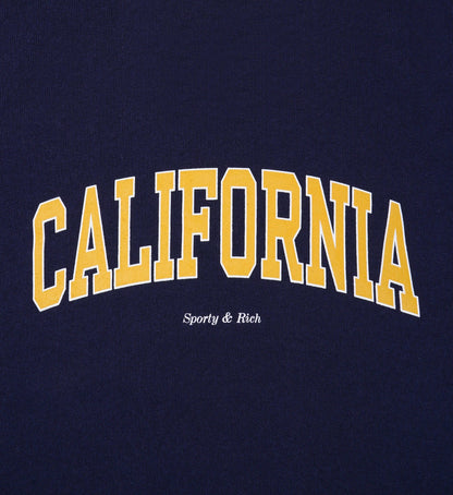 Sporty & Rich California Kids Crewneck - Navy/Gold