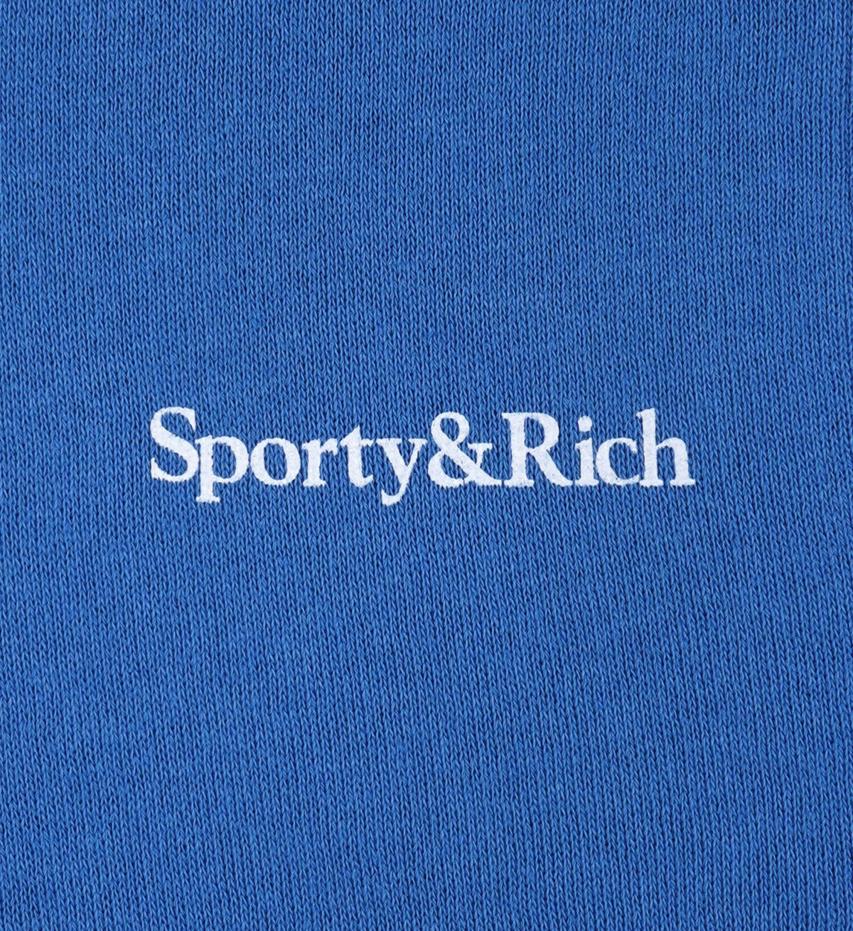 Sporty & Rich Serif Logo Kids Sweatpant - Paris Blue/White