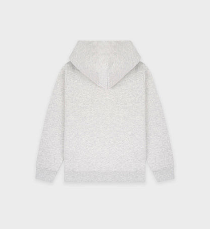 Sporty & Rich H&W Crest Kids Hoodie - Heather Gray/Forest