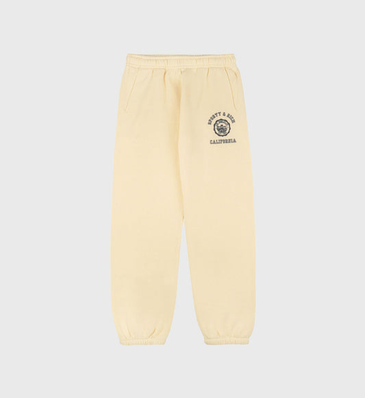 Sporty & Rich California Emblem Kids Sweatpant - Almond/Navy