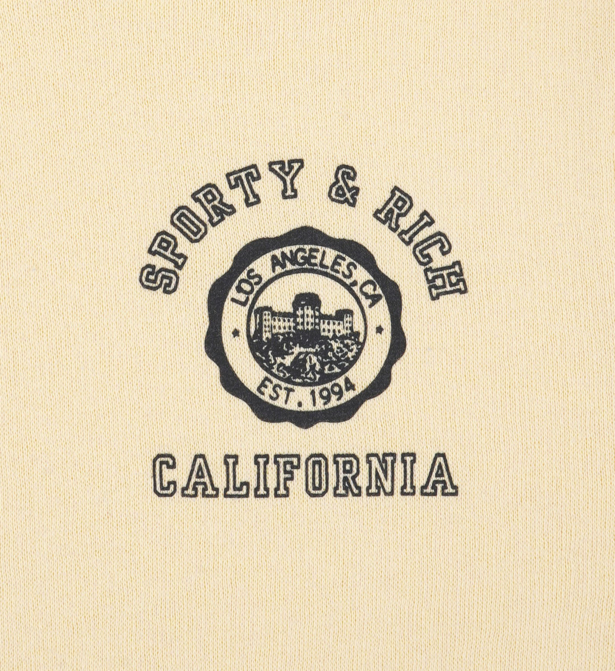Sporty & Rich California Emblem Kids Sweatpant - Almond/Navy
