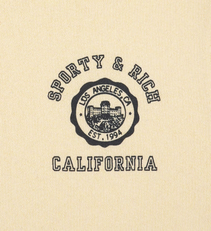 Sporty & Rich California Emblem Kids Sweatpant - Almond/Navy