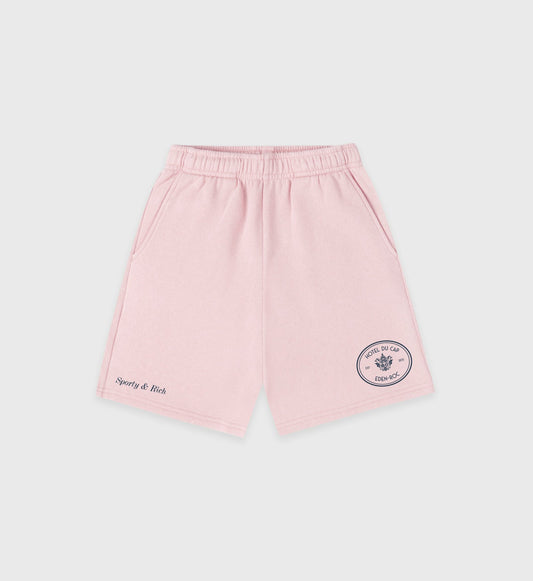 Sporty & Rich Eden Crest Kids Gym Short - Pink Dolphin