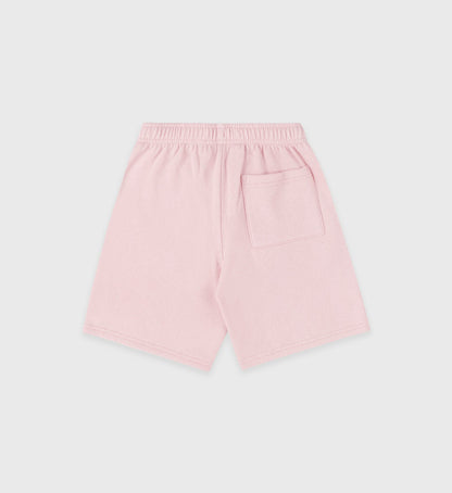 Sporty & Rich Eden Crest Kids Gym Short - Pink Dolphin